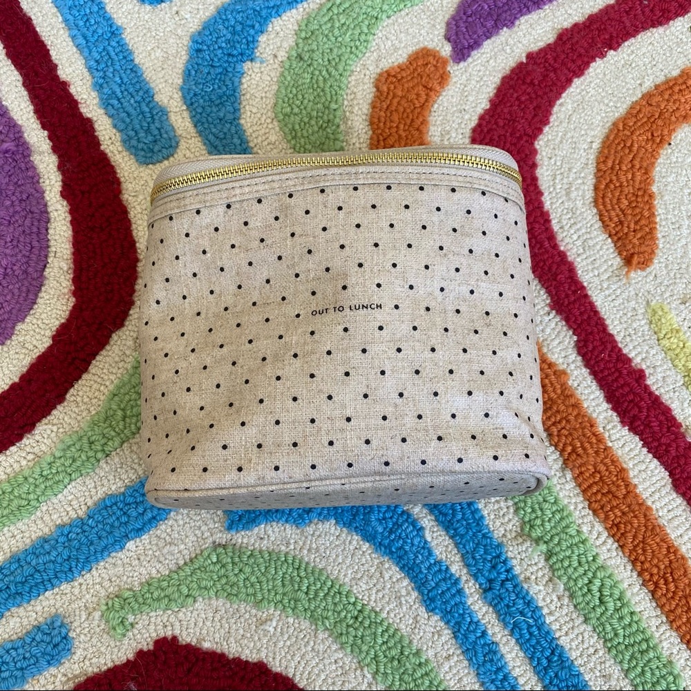 Kate Spade Out To Lunch Polka Dot Lunch Bag